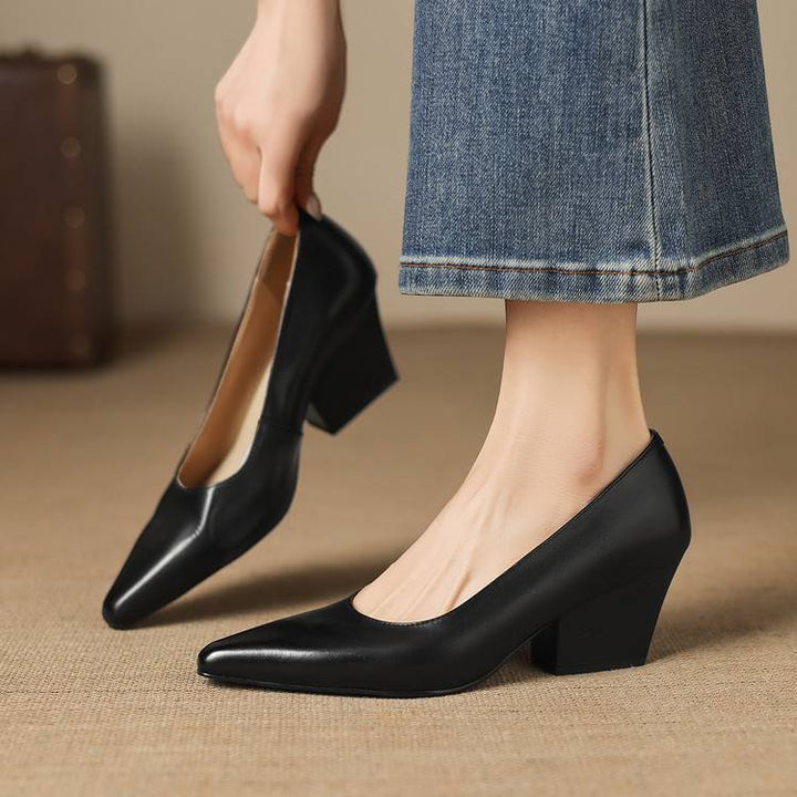 Muse & Valeur | Genuine Leather Heels for Women
