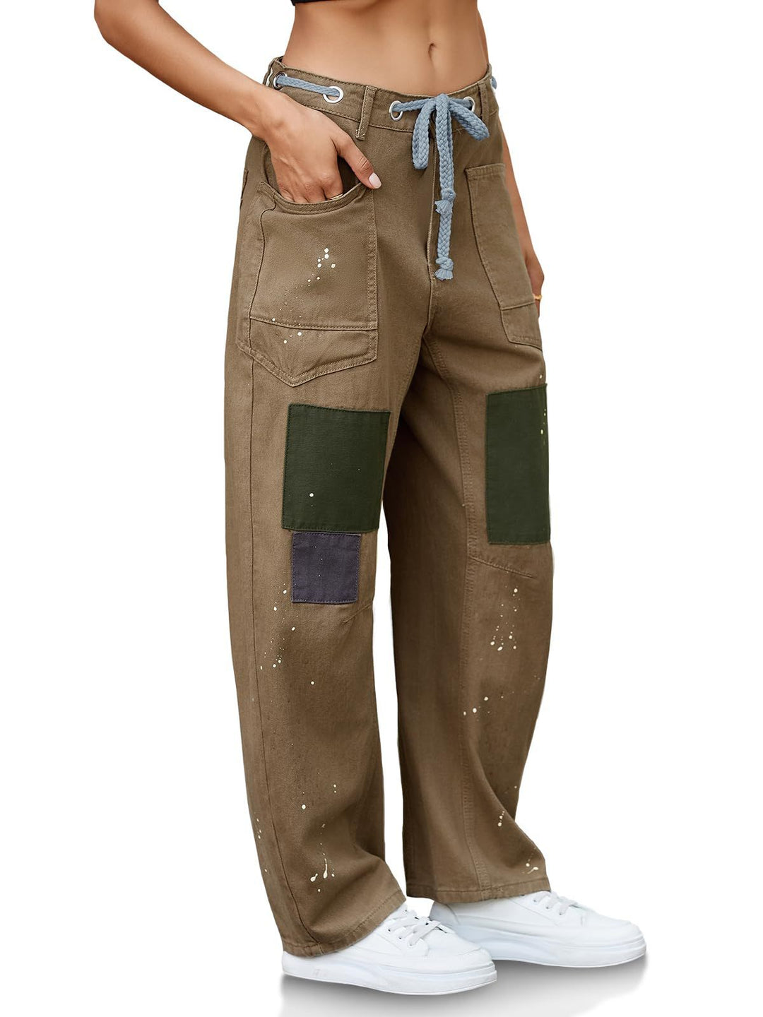 Muse & Valeur | Artisan Pants for Women in Natural Fabric, Relaxed Fit, Beige