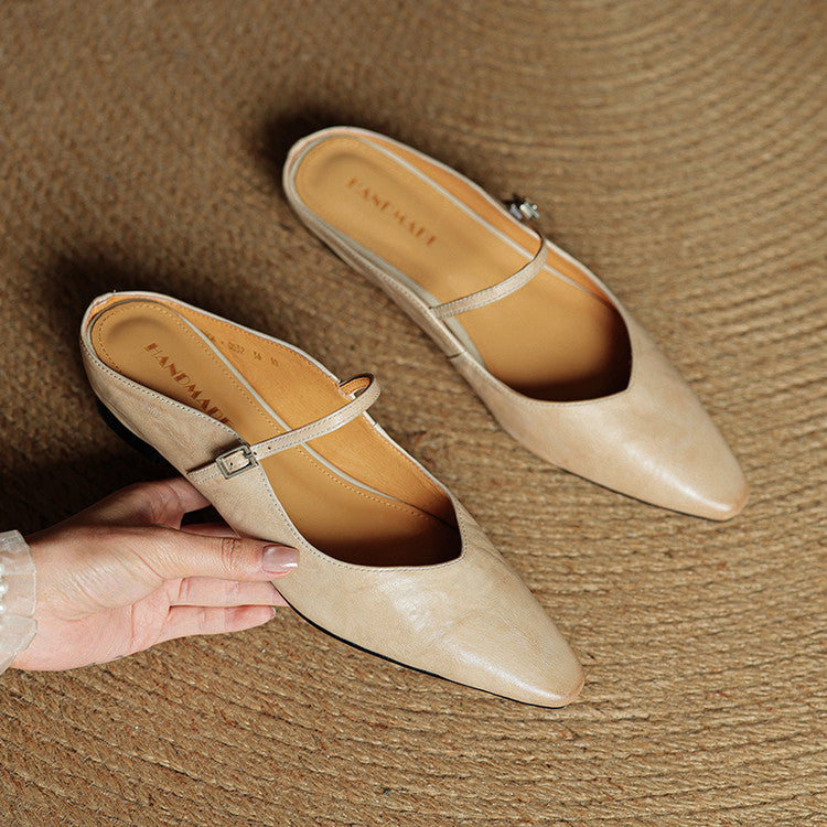 Muse & Valeur | Genuine Leather Mules for Women
