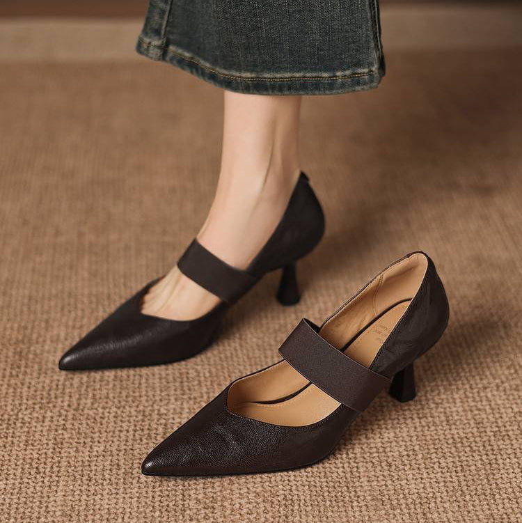 Muse & Valeur | Genuine Leather Heels for Women