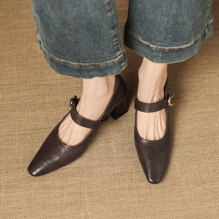 Muse & Valeur | Genuine Leather Heels for Women