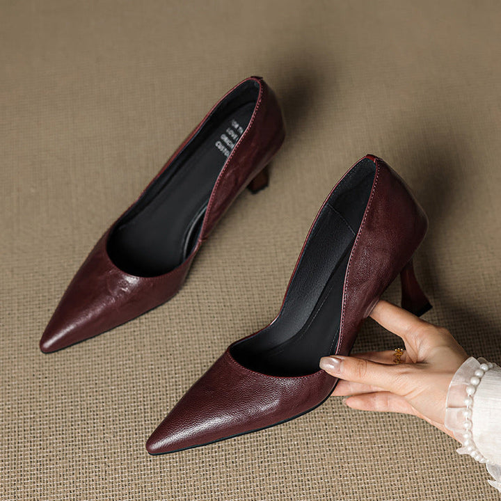 Muse & Valeur | Genuine Leather Heels for Women