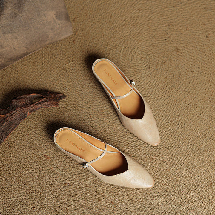 Muse & Valeur | Genuine Leather Mules for Women