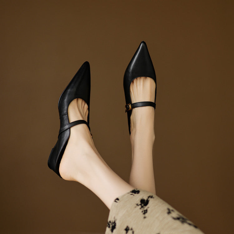 Muse & Valeur | Genuine Leather Mules for Women