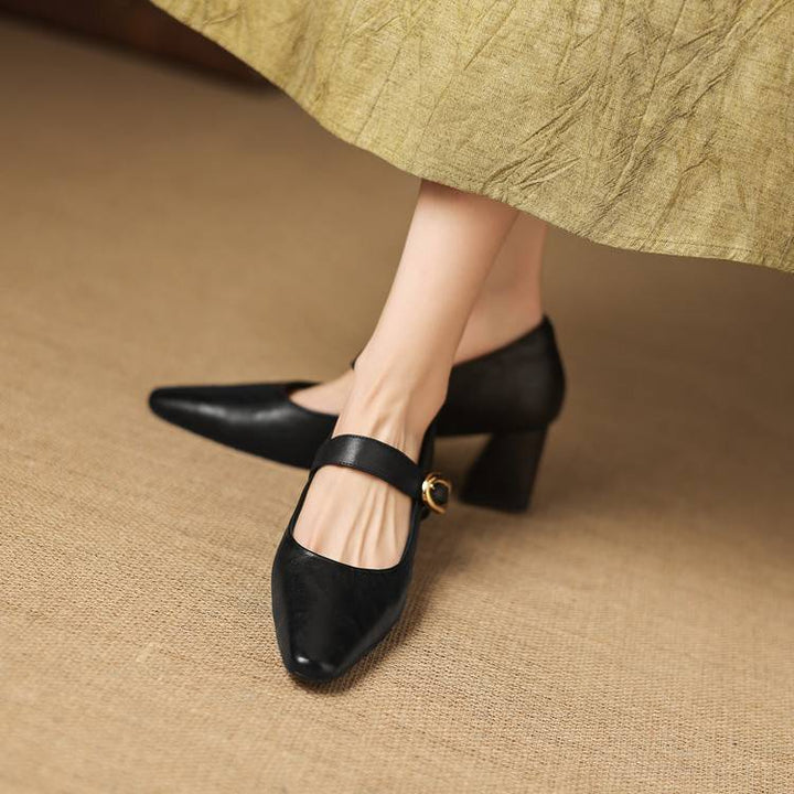 Muse & Valeur | Genuine Leather Heels for Women