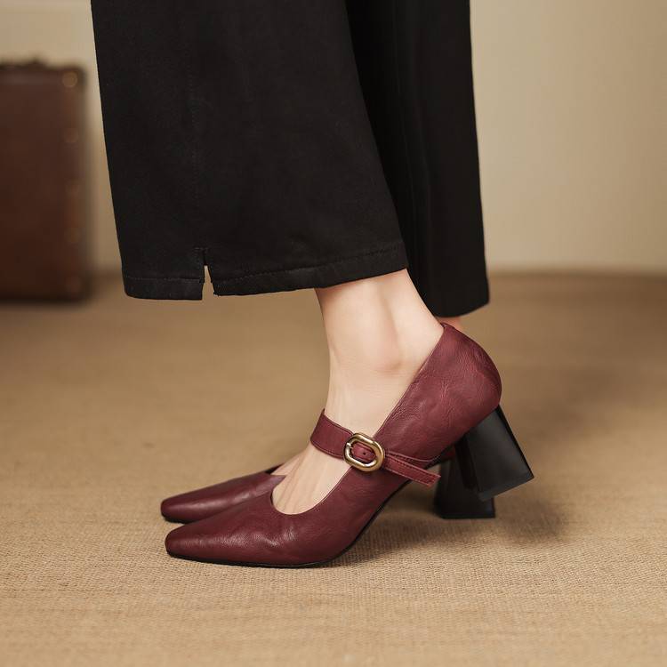 Muse & Valeur | Genuine Leather Heels for Women