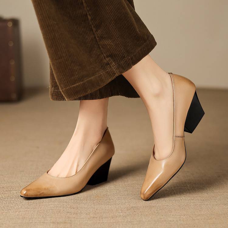 Muse & Valeur | Genuine Leather Heels for Women