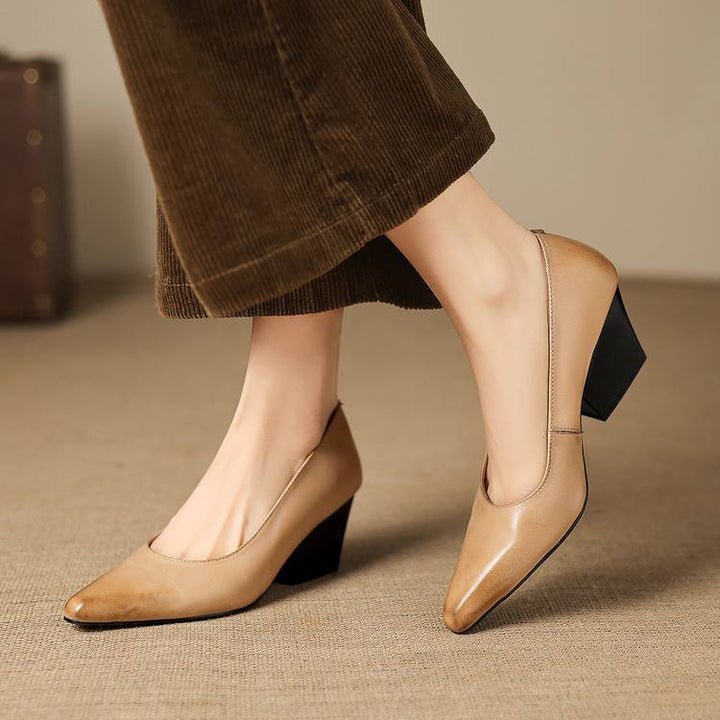 Muse & Valeur | Genuine Leather Heels for Women