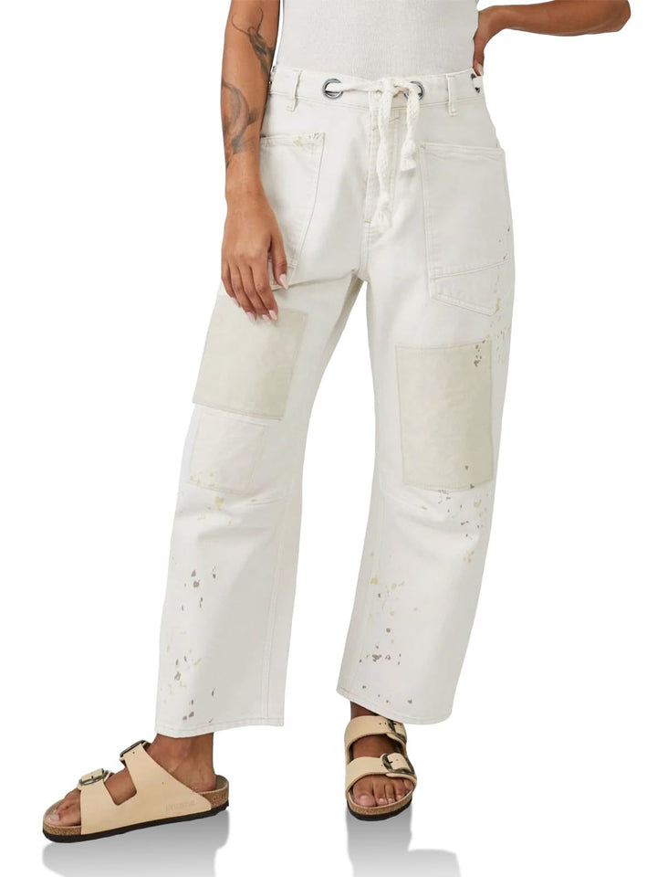 Muse & Valeur | Artisan Pants for Women in Natural Fabric, Relaxed Fit, Beige
