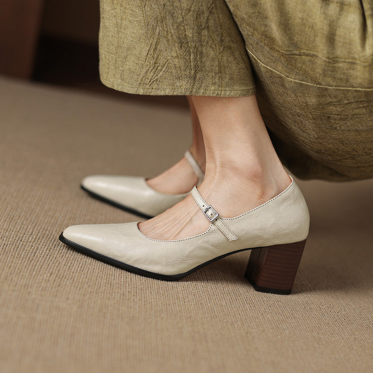 Muse & Valeur | Genuine Leather Heels for Women