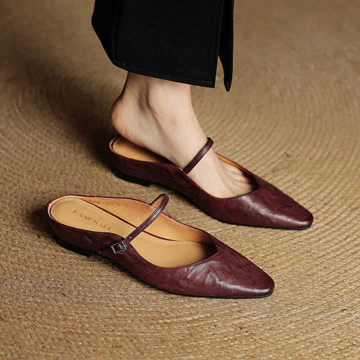 Muse & Valeur | Genuine Leather Mules for Women