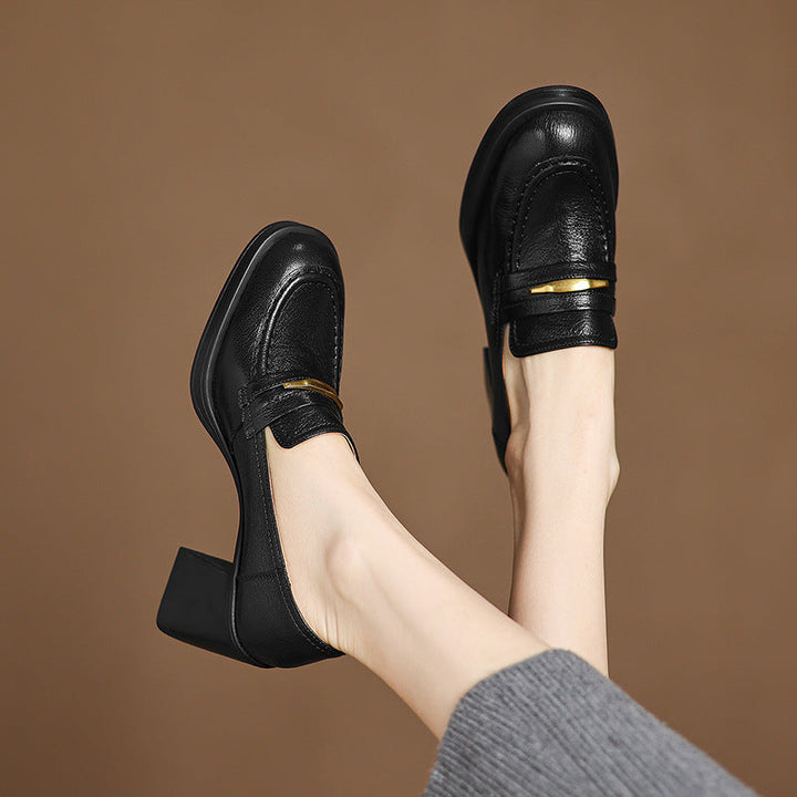Muse & Valeur | Genuine Leather Heels for Women