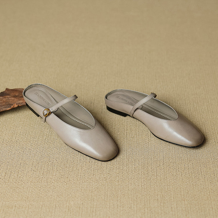Muse & Valeur | Genuine Leather Mules for Women
