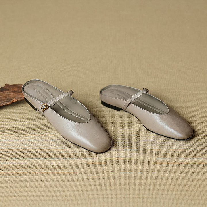 Muse & Valeur | Genuine Leather Mules for Women