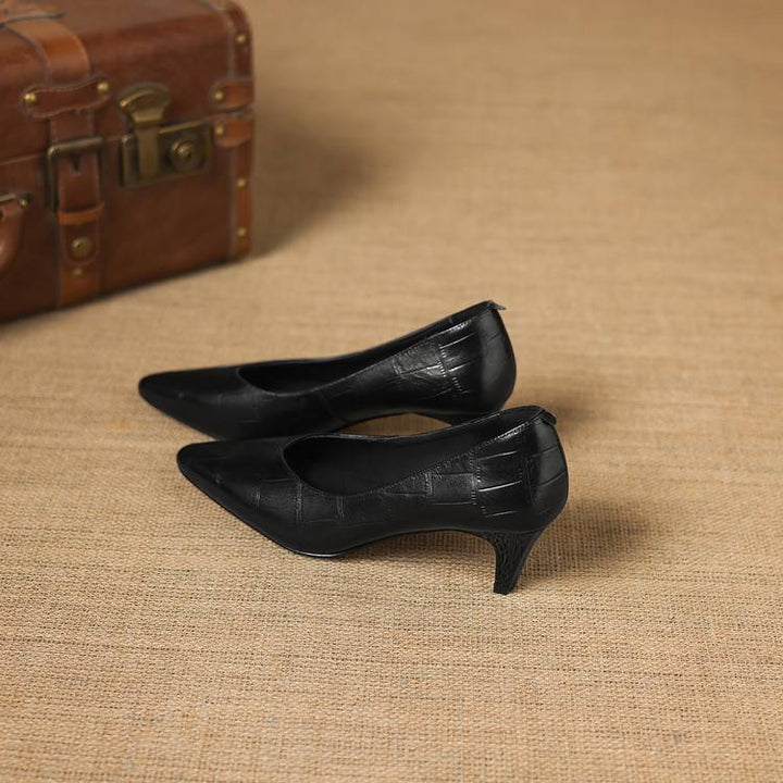 Muse & Valeur | Genuine Leather Heels for Women