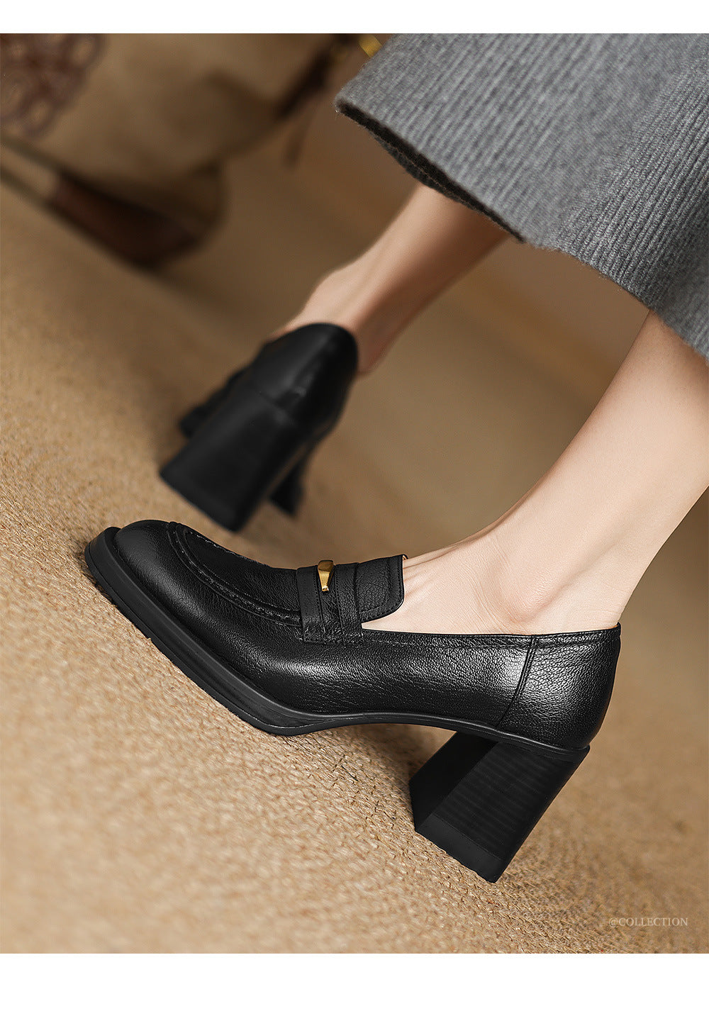 Muse & Valeur | Genuine Leather Heels for Women