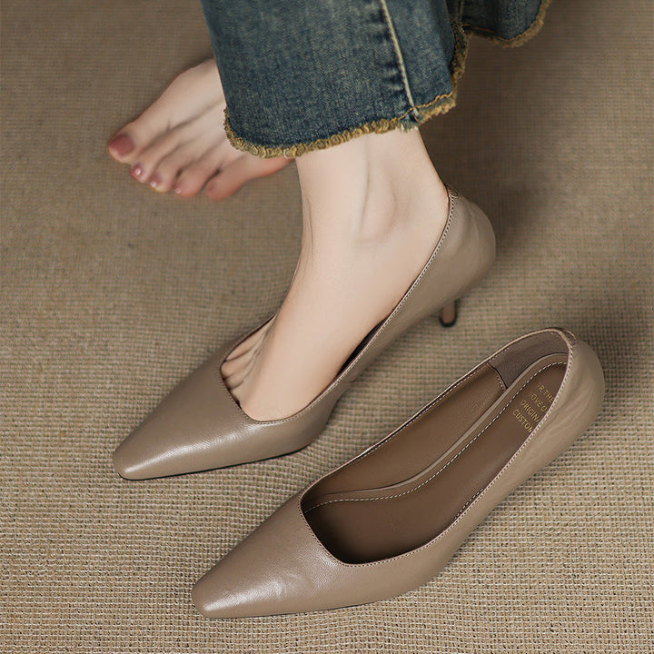Muse & Valeur | Genuine Leather Heels for Women