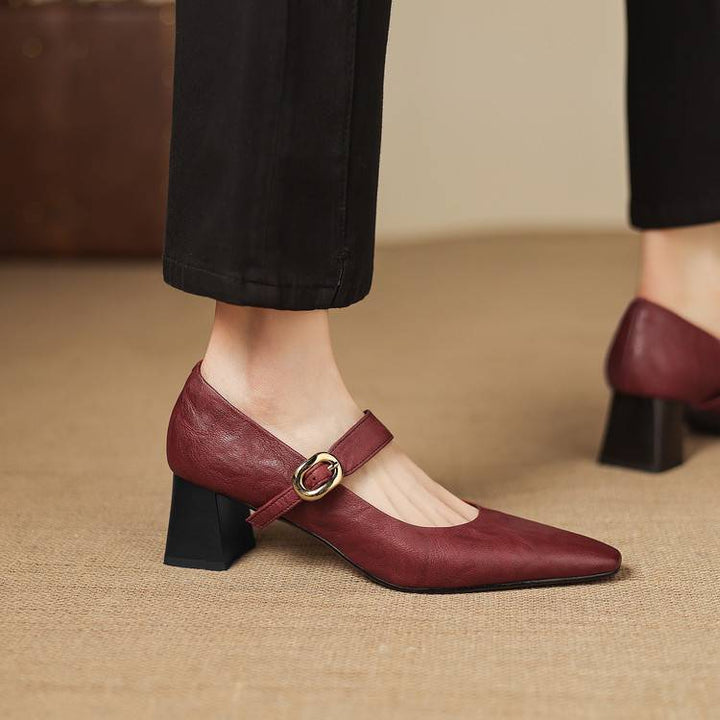 Muse & Valeur | Genuine Leather Heels for Women