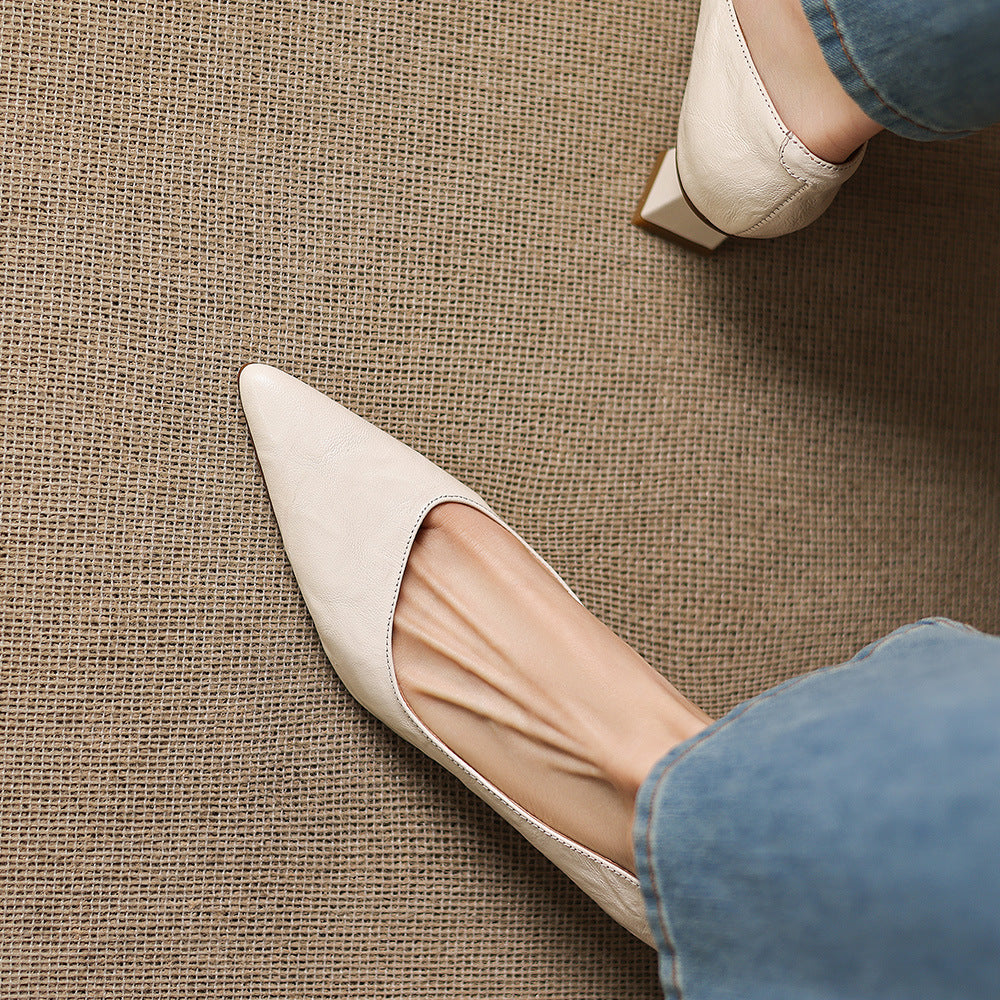 Muse & Valeur | Genuine Leather Heels for Women