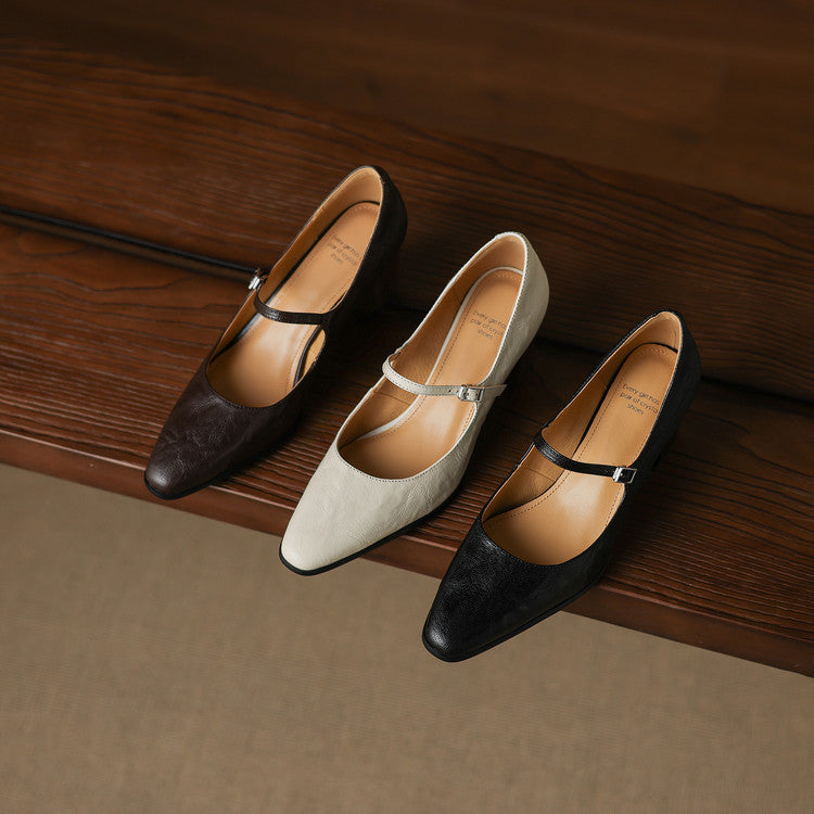 Muse & Valeur | Genuine Leather Heels for Women