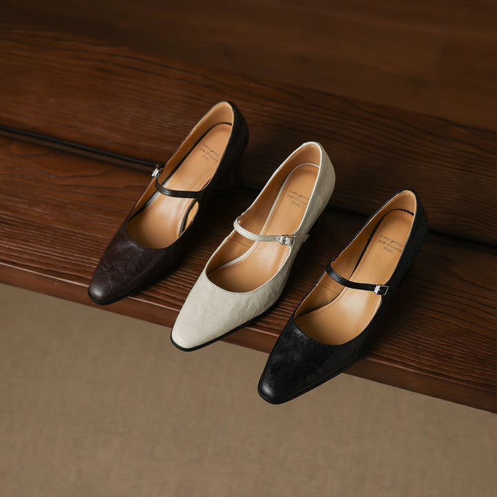 Muse & Valeur | Genuine Leather Heels for Women