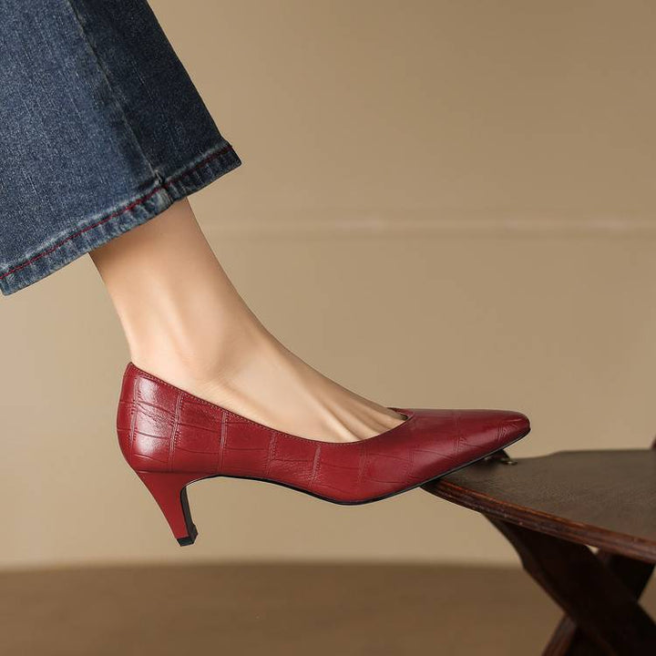 Muse & Valeur | Genuine Leather Heels for Women
