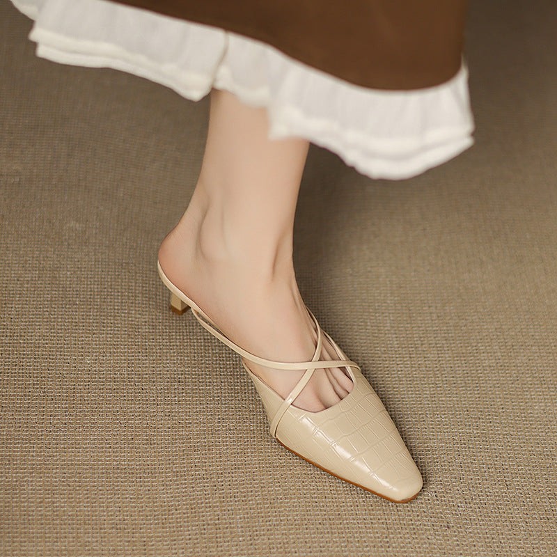 Muse & Valeur | Genuine Leather Mules for Women