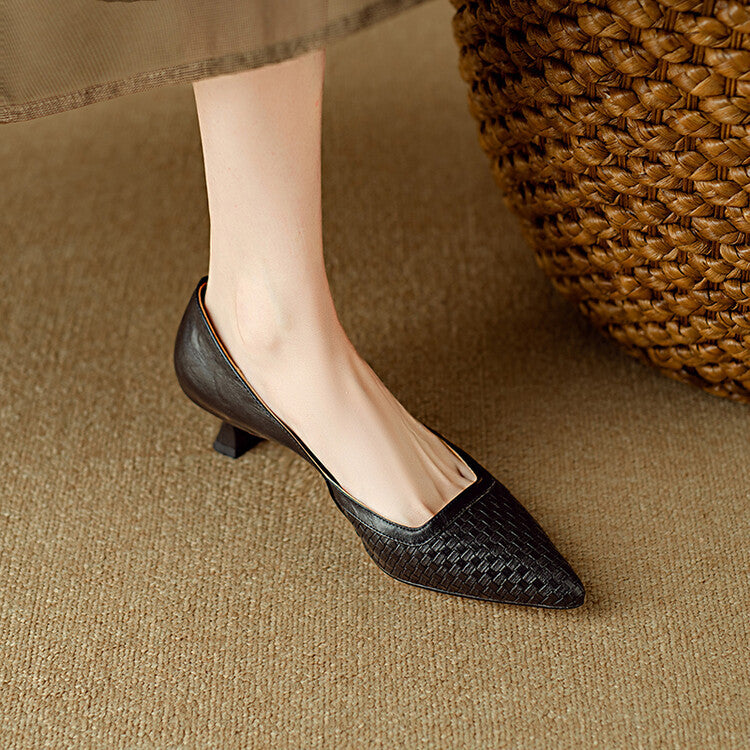 Muse & Valeur | Genuine Leather Heels for Women