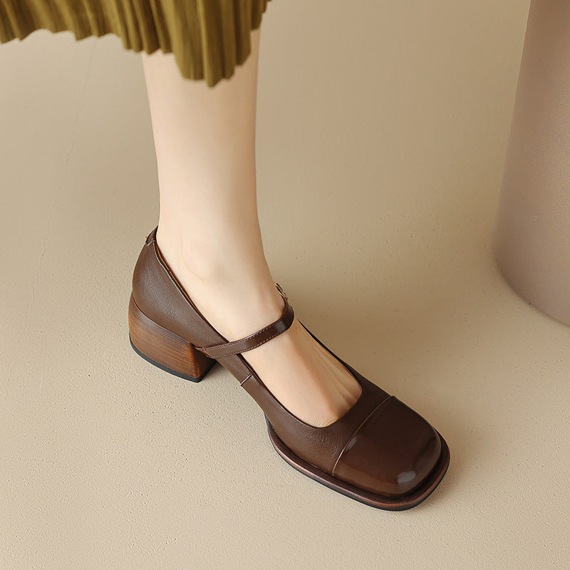 Muse & Valeur | Genuine Leather Heels for Women
