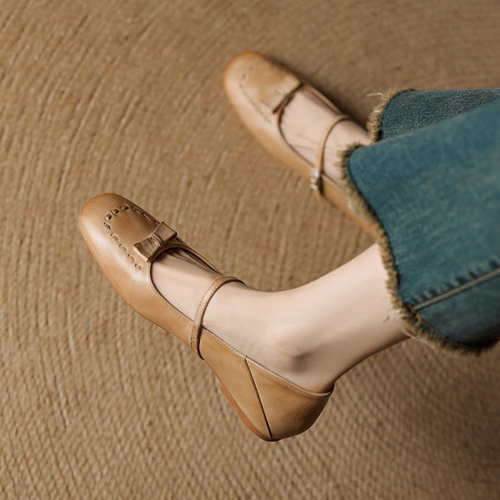 Muse & Valeur | Genuine Leather Flats for Women