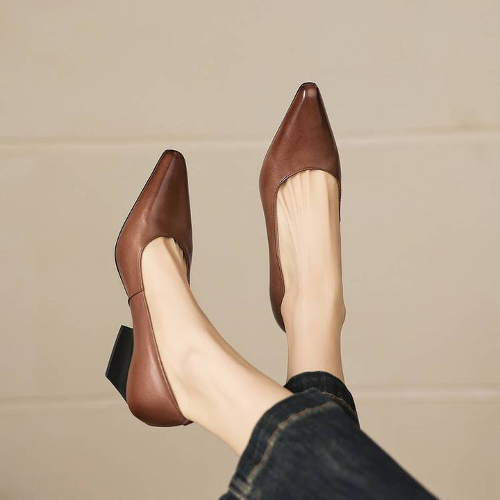 Muse & Valeur | Genuine Leather Heels for Women