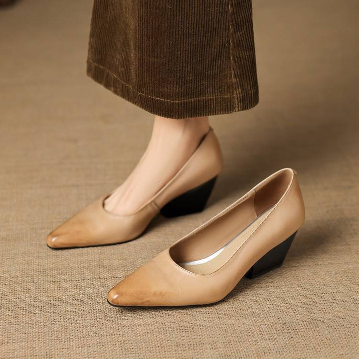 Muse & Valeur | Genuine Leather Heels for Women