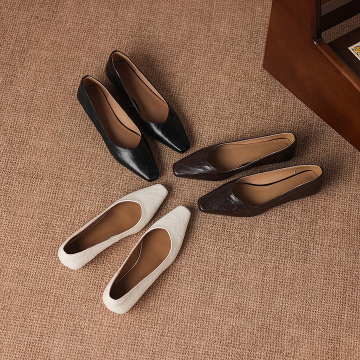 Muse & Valeur | Genuine Leather Flats for Women