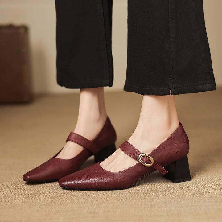 Muse & Valeur | Genuine Leather Heels for Women