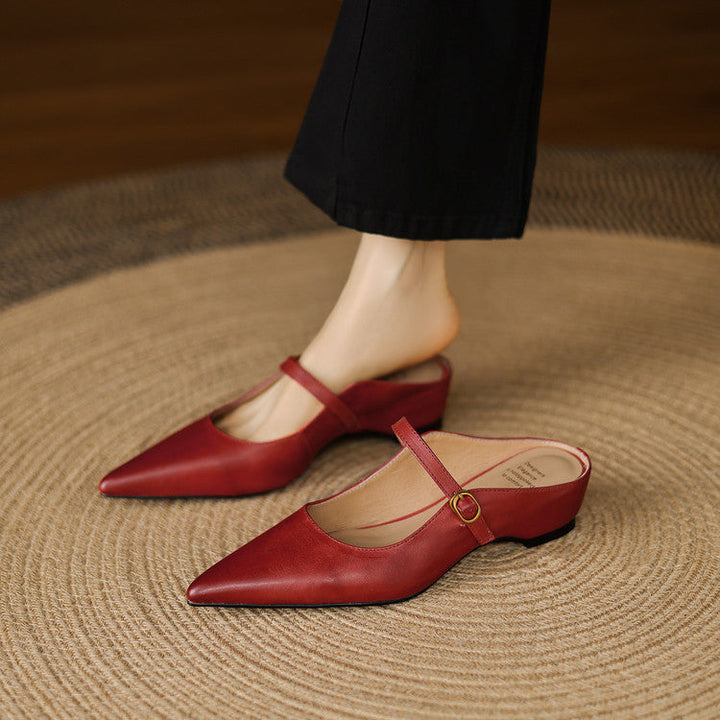Muse & Valeur | Genuine Leather Mules for Women