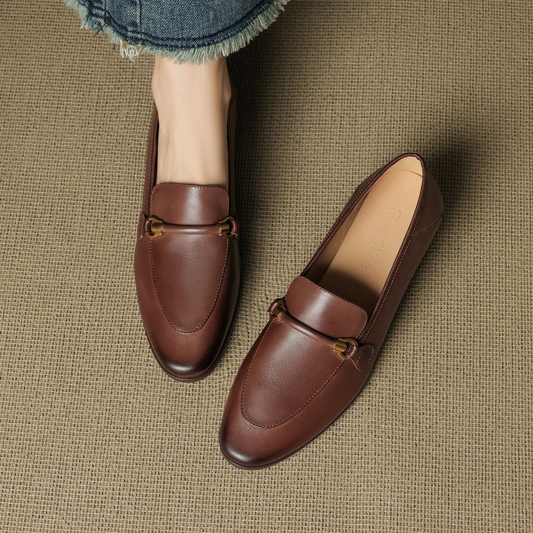 Muse & Valeur | Genuine Leather Loafers for Women