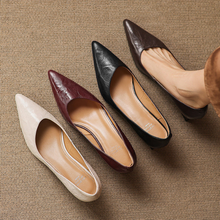 Muse & Valeur | Genuine Leather Heels for Women
