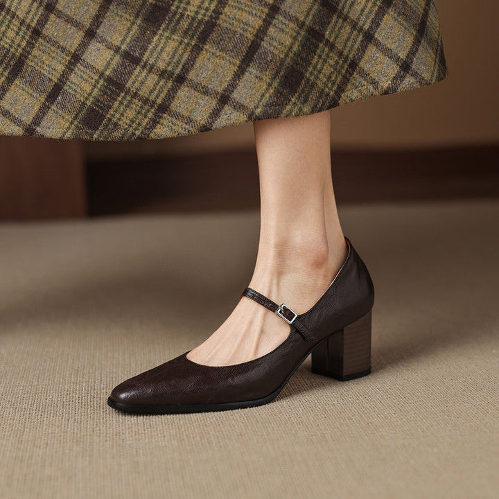Muse & Valeur | Genuine Leather Heels for Women