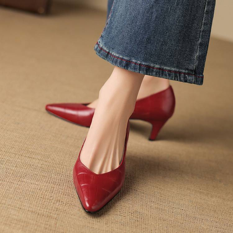 Muse & Valeur | Genuine Leather Heels for Women