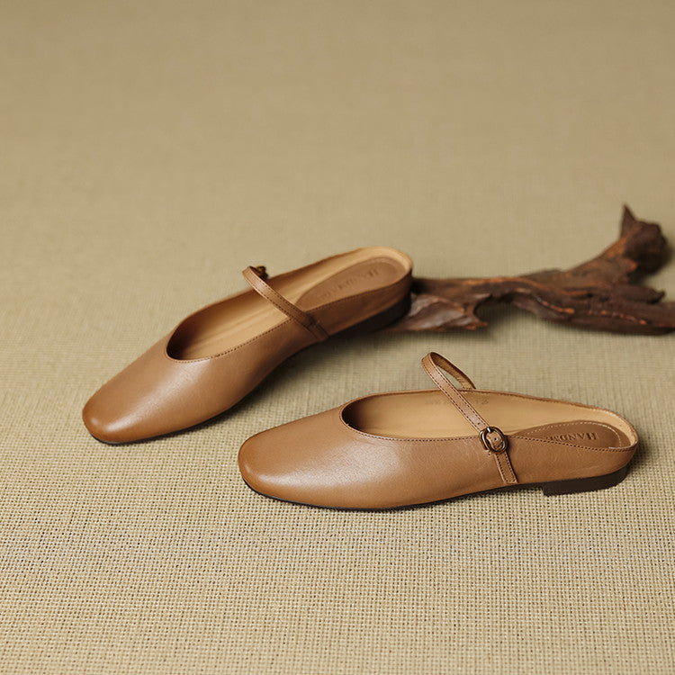 Muse & Valeur | Genuine Leather Mules for Women