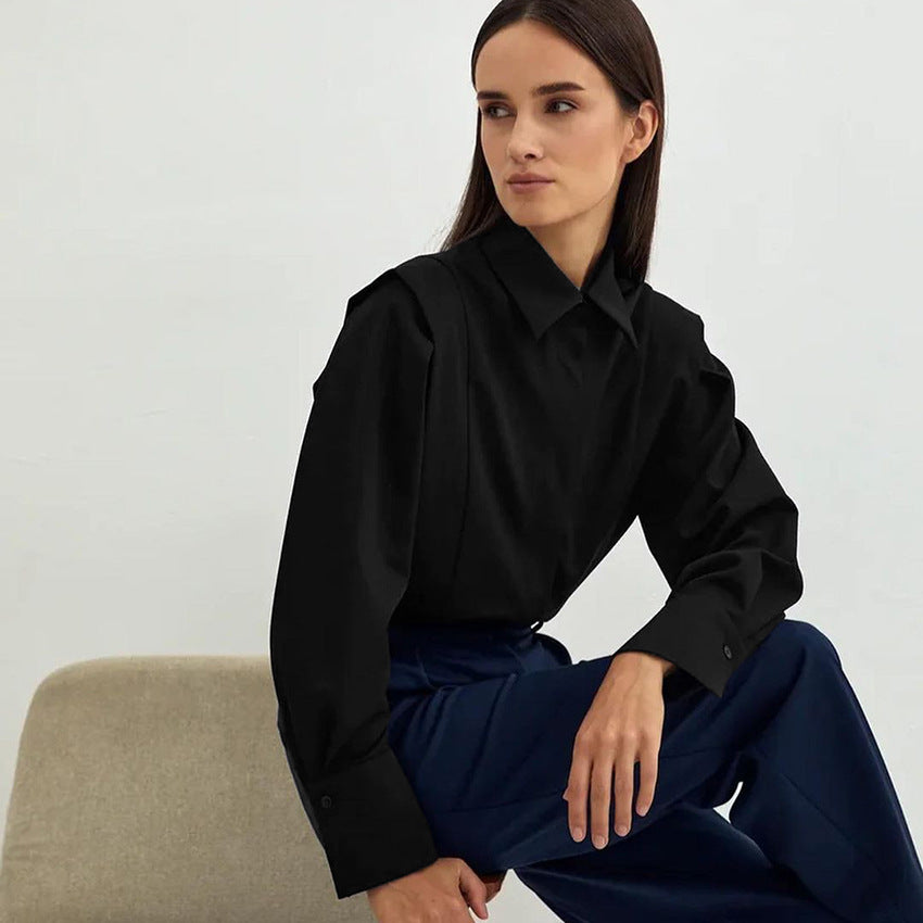 Muse and Valeur | Blouse, 100% Organic Cotton, Classic Fit