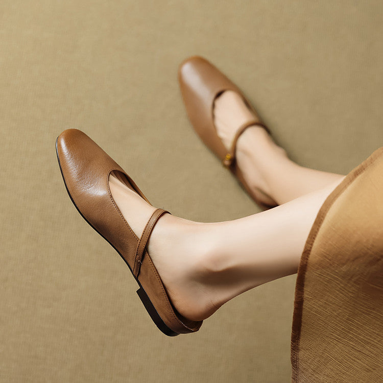 Muse & Valeur | Genuine Leather Mules for Women