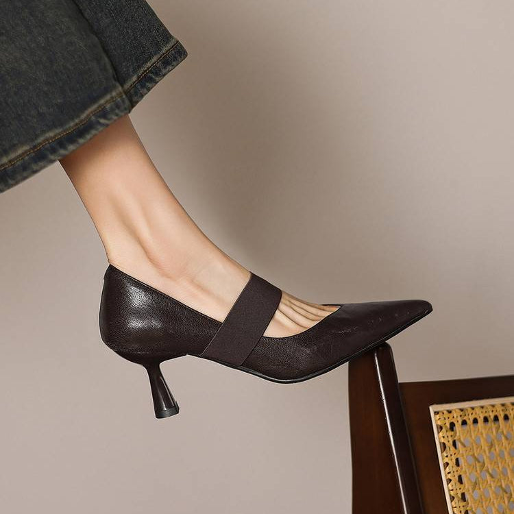 Muse & Valeur | Genuine Leather Heels for Women