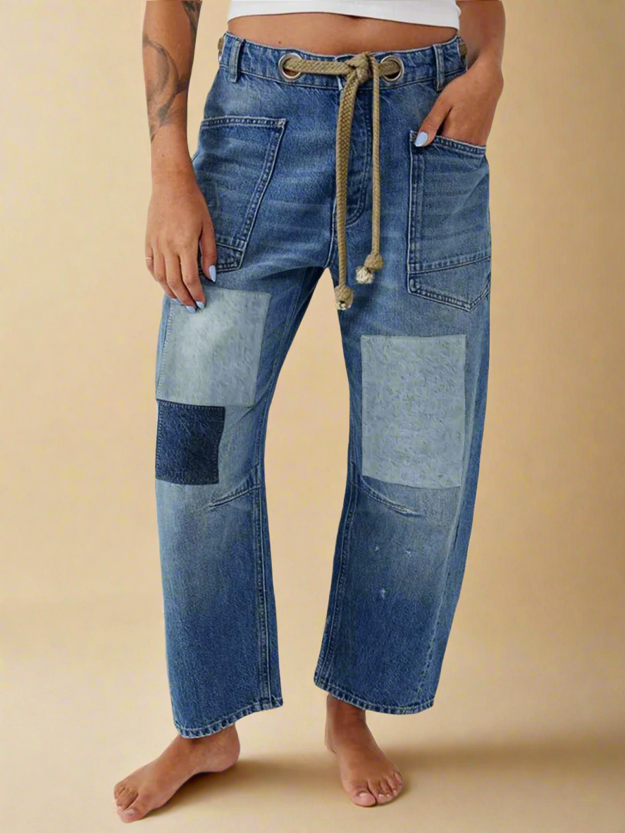 Muse & Valeur | Artisan Pants for Women in Natural Fabric, Relaxed Fit, Beige