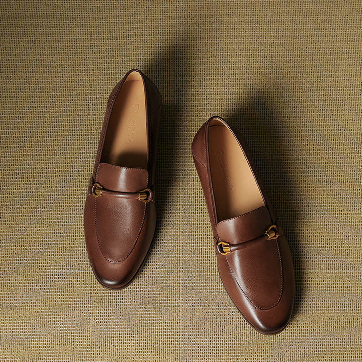 Muse & Valeur | Genuine Leather Loafers for Women