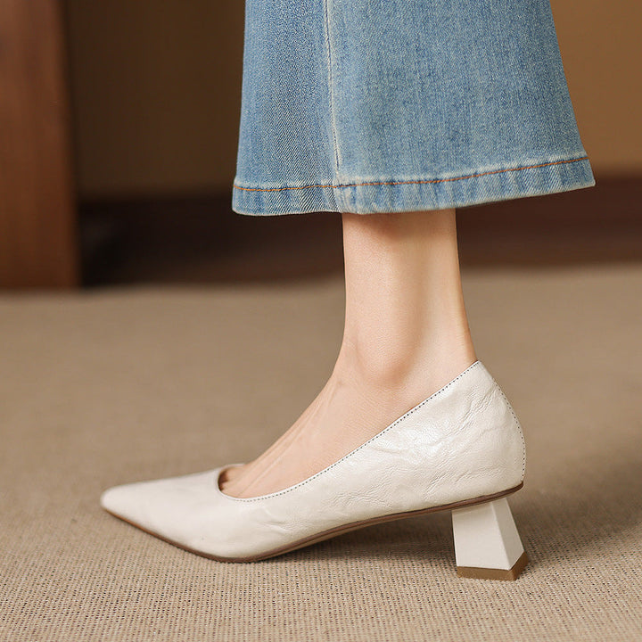 Muse & Valeur | Genuine Leather Heels for Women