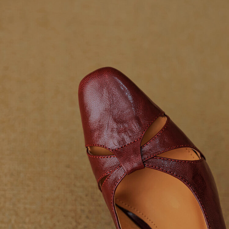 Muse & Valeur | Genuine Leather Slingbacks for Women