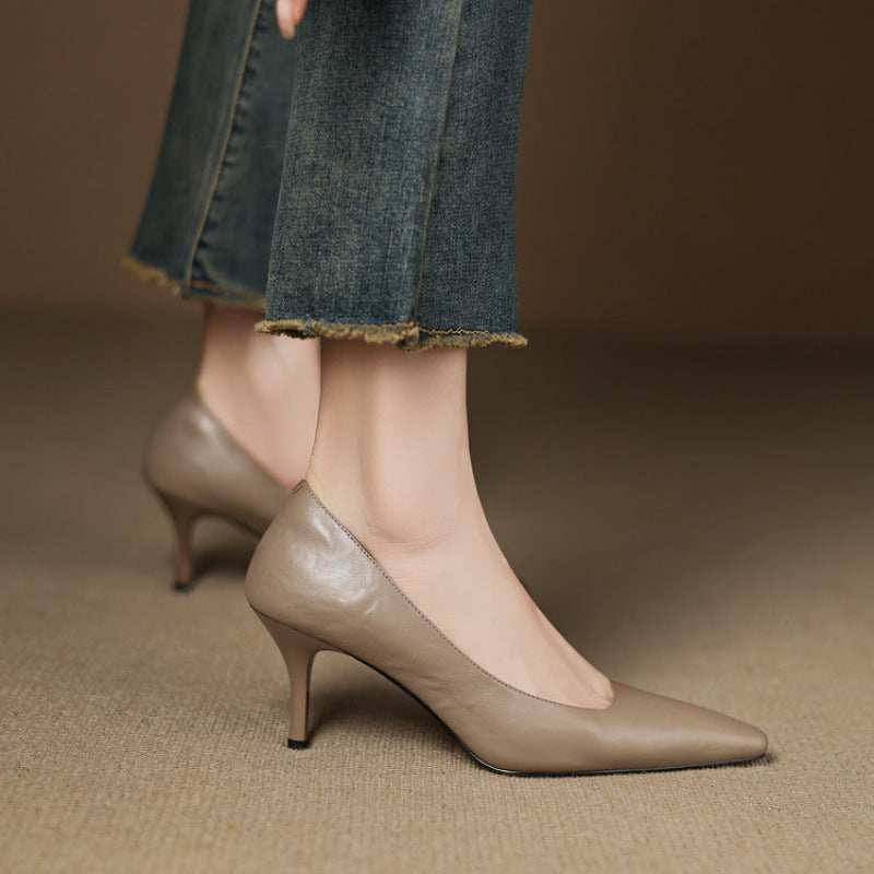 Muse & Valeur | Genuine Leather Heels for Women