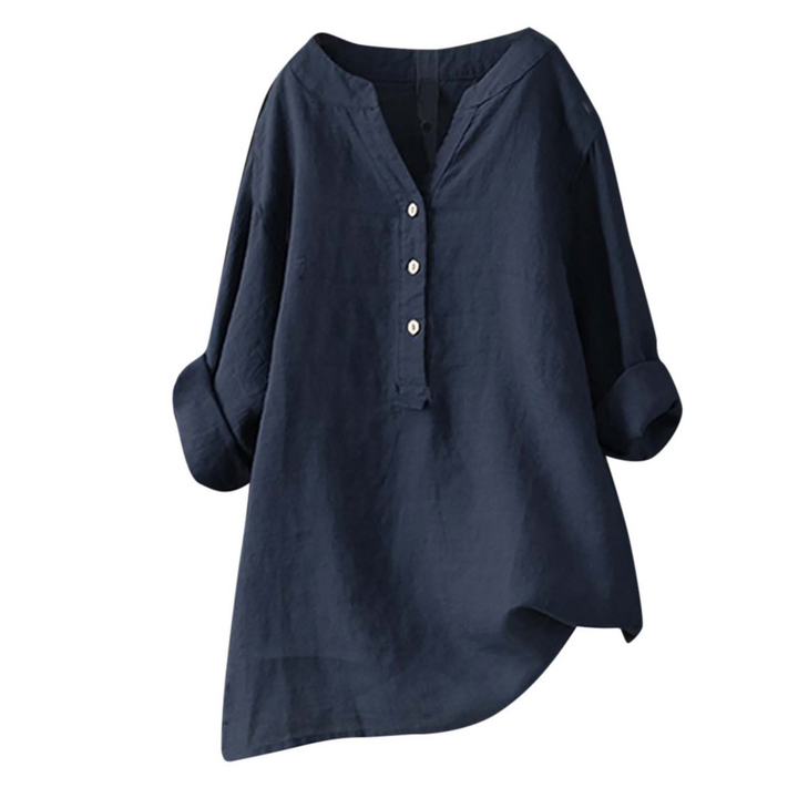 Muse & Valeur | Blouse for Women in Lightweight Fabric, Relaxed Fit, White