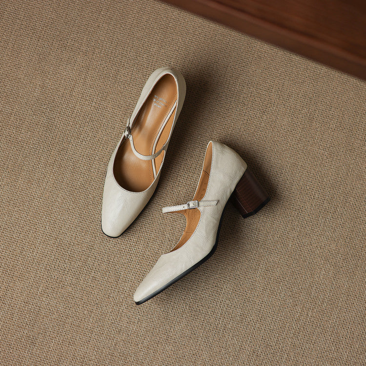 Muse & Valeur | Genuine Leather Heels for Women